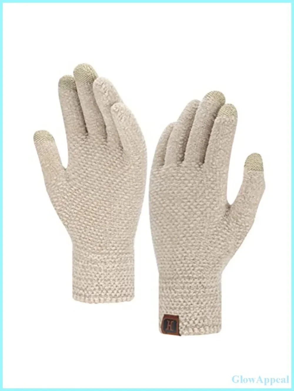 Women's Winter Touchscreen Gloves Chenille Warm Knit Gloves Cold Weather